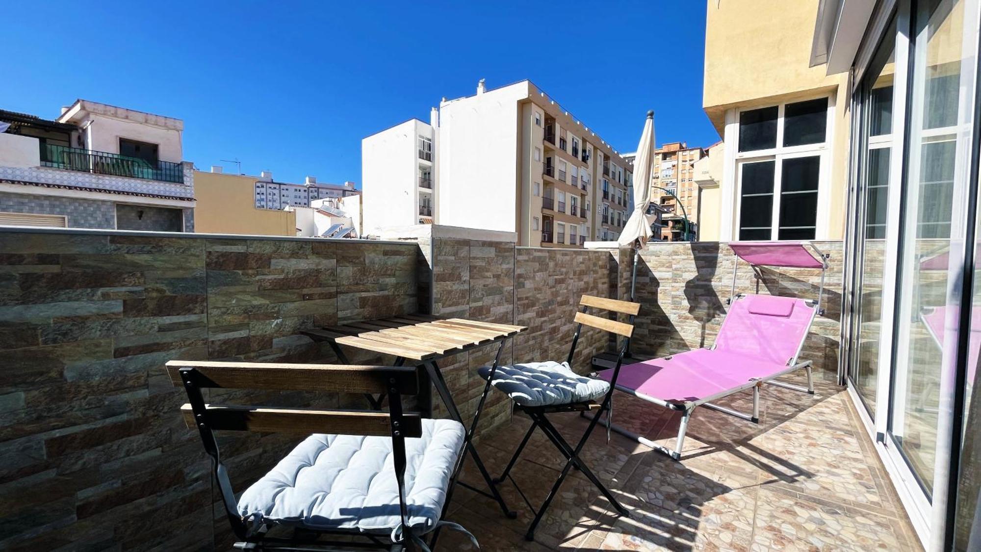 A 5 Minutos De La Playa Con Terraza En Malaga Apartment Екстериор снимка